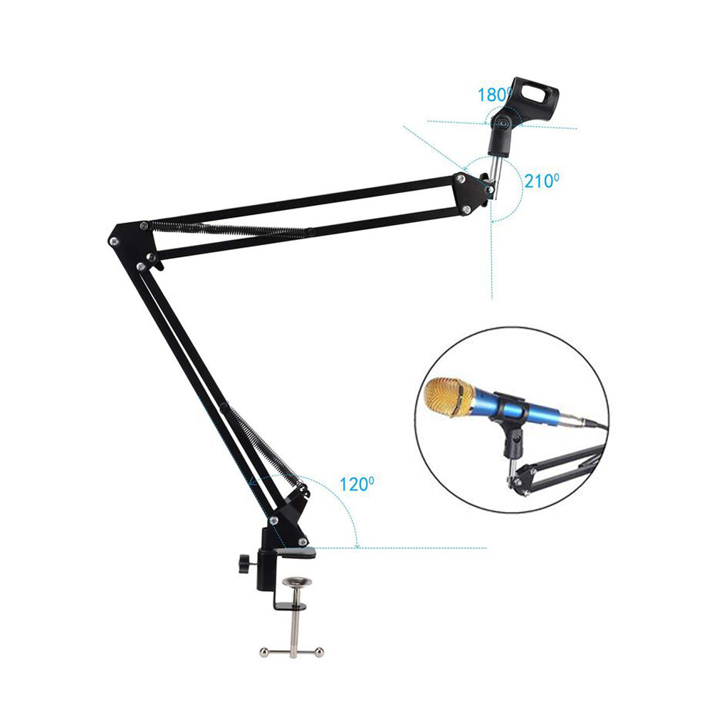 Składany metalowy wysuwany wsp – Microphone Arm Boom recenzja i cena