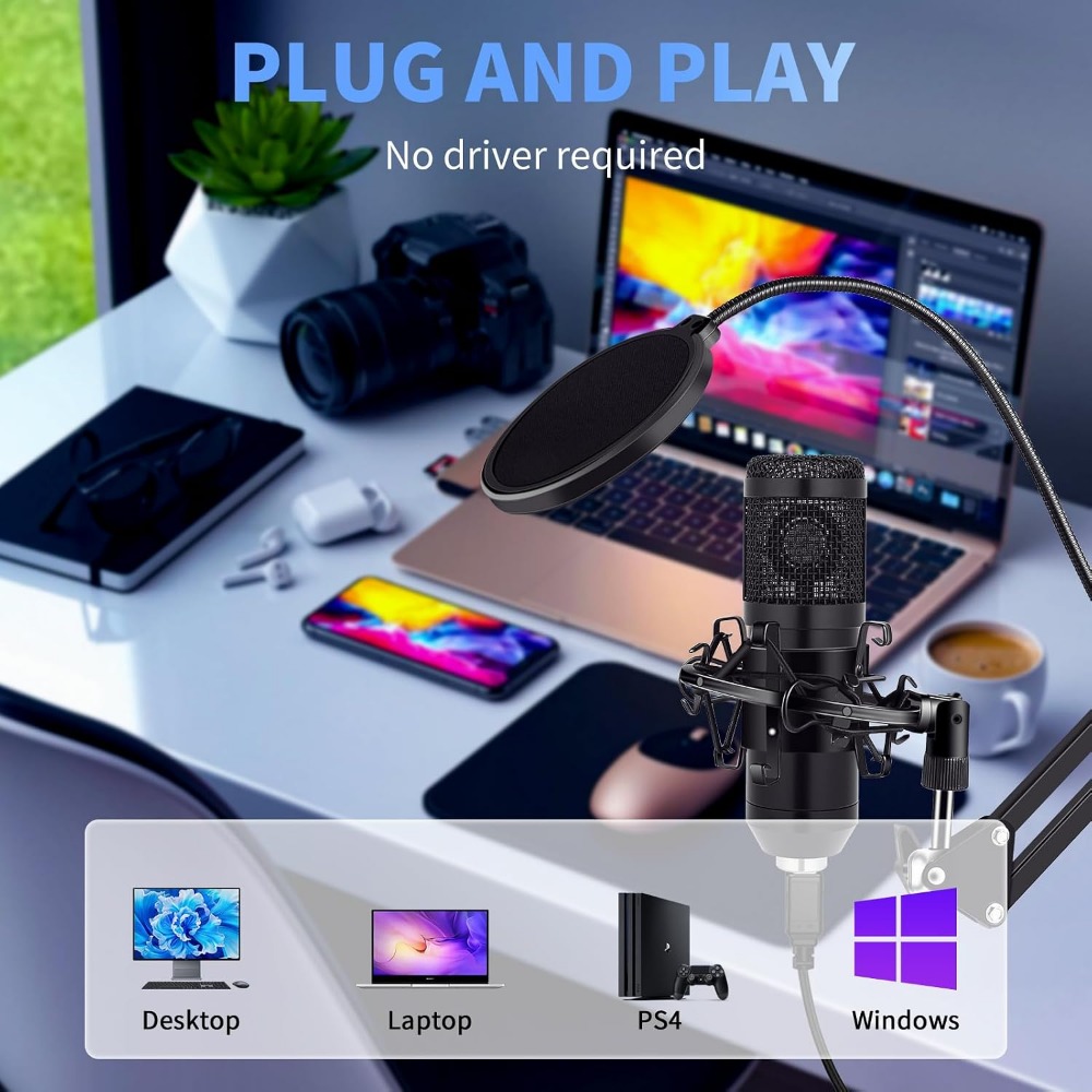 Zestaw mikrofonu pojemnościowe – Microphone Arm Boom recenzja i cena